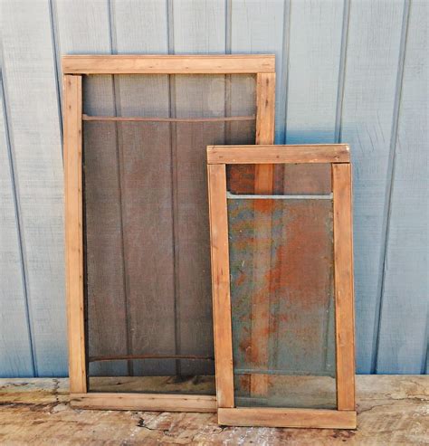 Antique Wooden Window Screens - Vintage Windows | Etsy