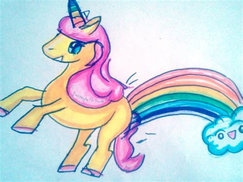 Rainbow Unicorn Drawing at GetDrawings | Free download