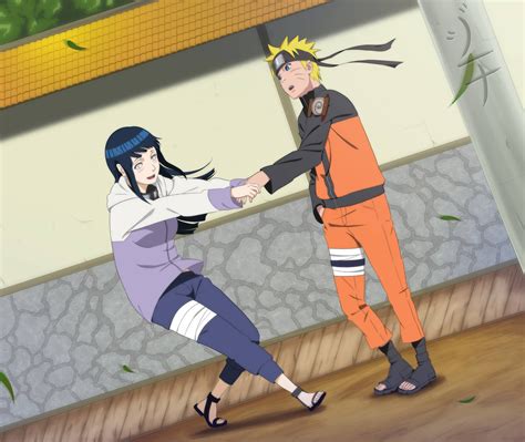 Download Naruto And Hinata Outdoors Wallpaper | Wallpapers.com
