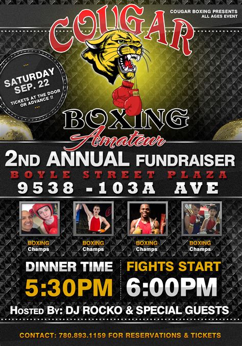 2nd Annual Cougar Boxing Amateur Fudrasier - Cougar Boxing Club