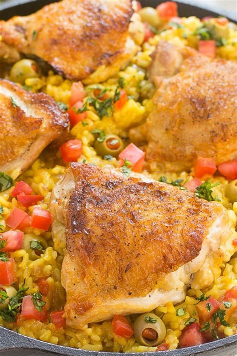 Spanish Arroz Con Pollo Recipe : Skillet Arroz con Pollo - Recipe ...