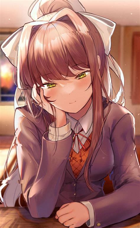 monika doki doki literature club image