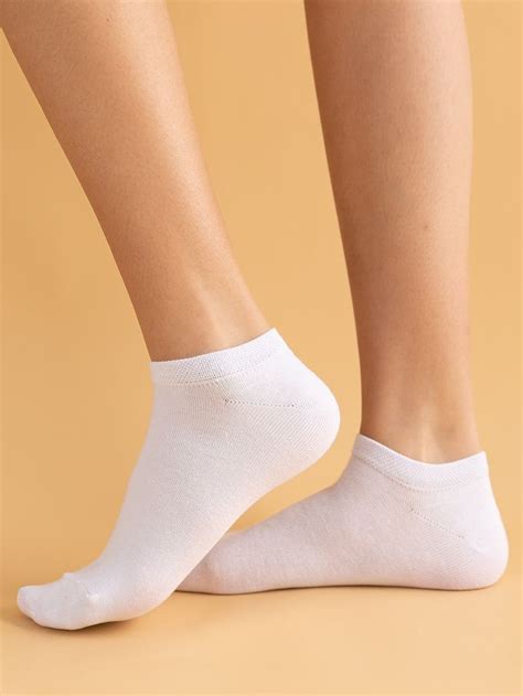 Solid Ankle Socks | Ankle socks women, Girls ankle socks, Heels and socks