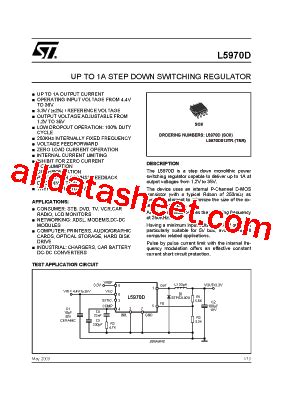 L5970 Datasheet(PDF) - STMicroelectronics