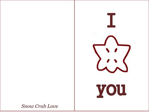 Snow Crab Love: I *crab heart* you!