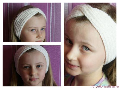 как связать повязку на голову спицами | Knitting, Crochet, Crochet hats