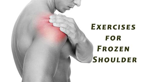 Frozen shoulder | exercises to help improve the condition