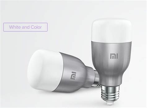 Xiaomi Mi LED Smart Bulb: Smarte Glülampe mit E27 & RGB-Farben