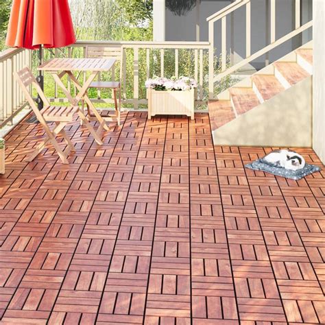 question  yofe  ft   ft acacia wood interlocking deck