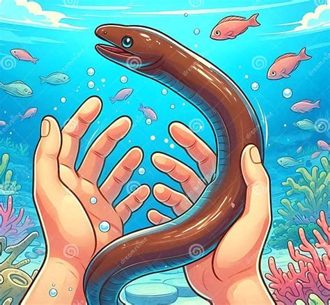 Dutch Idiom: "Slippery As an Eel" Stock Illustration - Illustration of ...