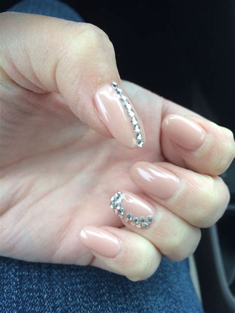 Bling Christmas Nails Almond
