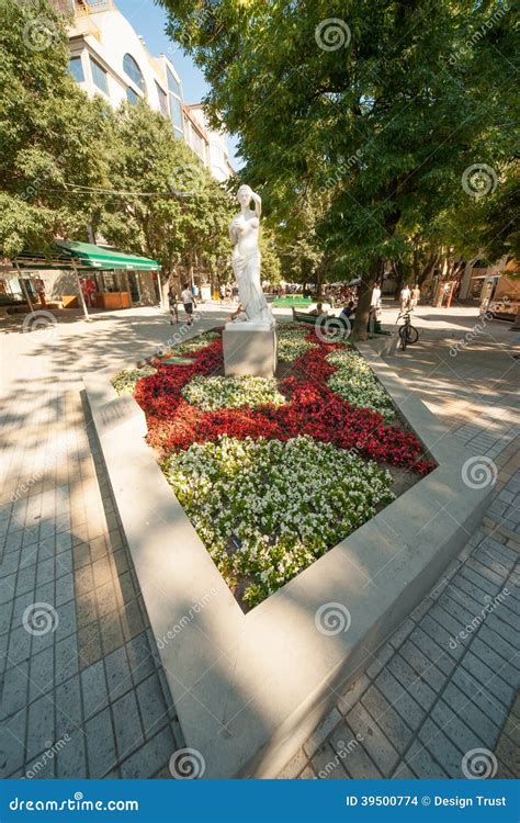 Sculpture on the Street in Varna Bulgaria Editorial Stock Image - Image ...