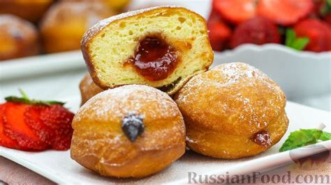 Пончики, рецепты на RussianFood.com: 260 рецептов пончиков