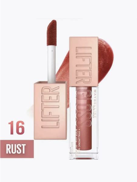 Мейбелин / Maybelline - Блеск для губ Lifter Gloss тон 16 Rust 5,4 мл ...