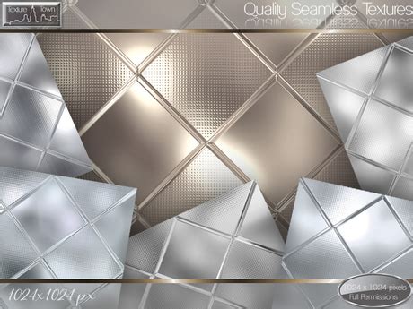 Second Life Marketplace - Texture Town Seamless Glass Mirror Diamond Tile Textures 1-6