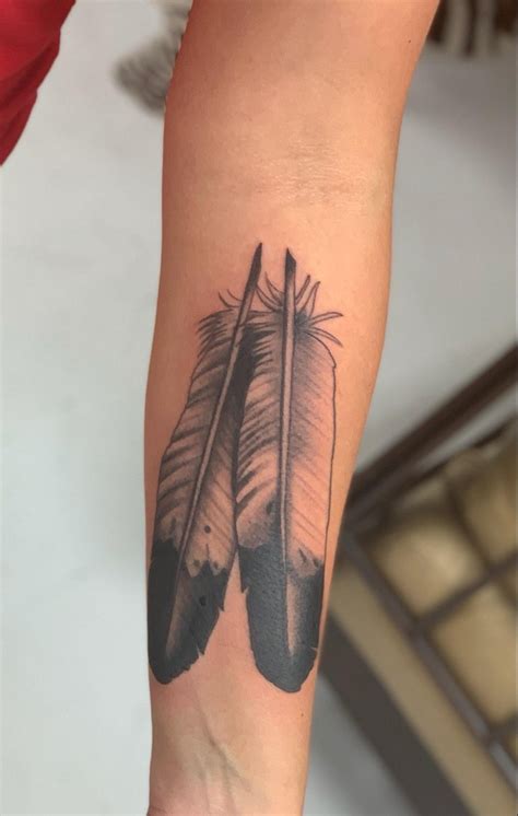 Indian Eagle Feather Tattoo