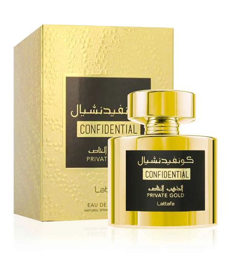 Lattafa Confidential Private Gold eau de parfum unisexe 100 ml | Ferwer