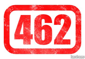 462 Text Effect and Logo Design Number