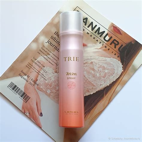 Создаем прическу с Lebel Trie MM Spray — фиксация и термозащита в одном ...