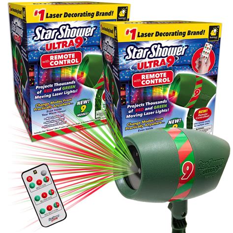 Amazon.com: Star Shower Ultra 9 Outdoor Laser Holiday Projector with