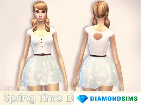 Весенняя коллекция одежды от UKTRASH для Sims 4 скачать дополнение ...