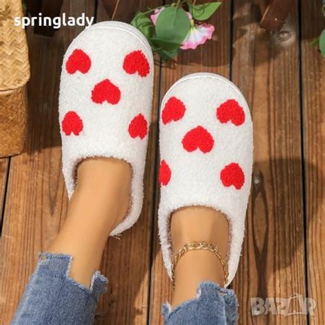 Дамски чехли със сърца в Пантофи в гр. София - ID45074474 — Bazar.bg