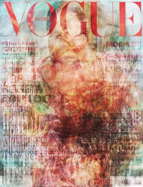 Коллажи из обложек Vogue