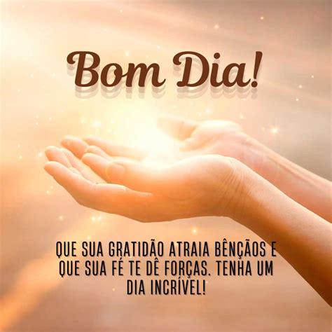 Gratidão Bom Dia Com Otimismo E Fé