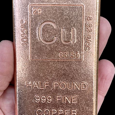 One Pound Copper Bullion
