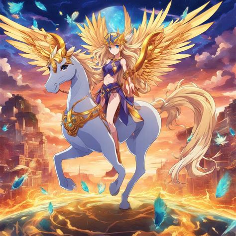 the Pegasus,child of Medusa and Poseidon by kodakumy on DeviantArt