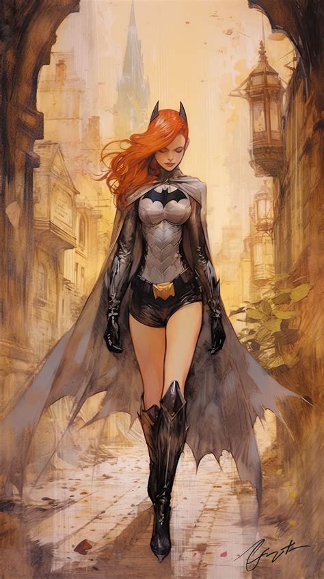 Urban Reflections: Enigmatic Batgirl's Journey by HeathJett on DeviantArt
