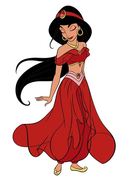 Princess Jasmine in red by Knighthoodhero on DeviantArt