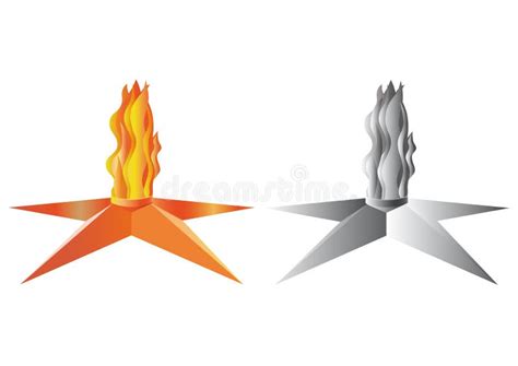 Vector вечный огонь иллюстрация вектора. иллюстрации насчитывающей ...