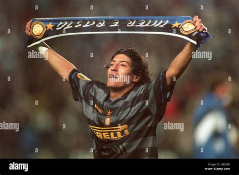 Soccer - UEFA Cup Final - Lazio v Inter Milan Stock Photo, Royalty Free ...