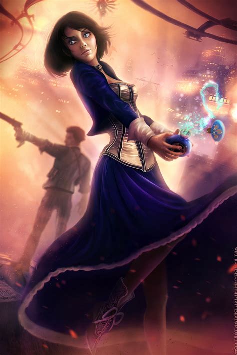 обои : 1800x2700 px, BioShock Infinite, Букер ДеВитт, Элизабет БиоШок ...