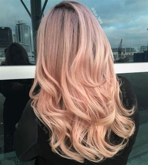 Розовый блонд – модный цвет волос 2017 года! | Long hair styles, Long ...