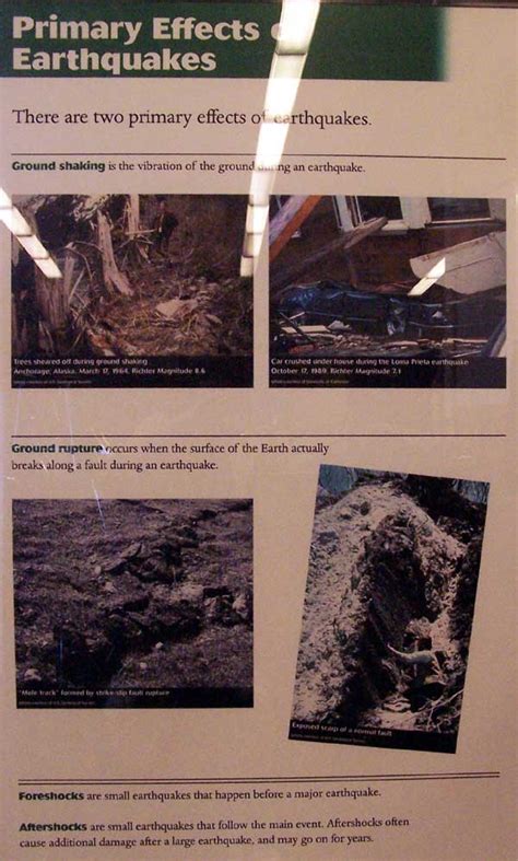 Primary Effects of Earthquakes