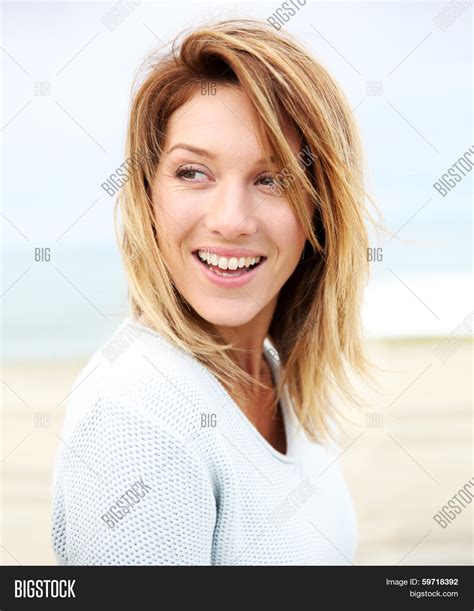 Portrait Beautiful 40-year-old Image & Photo | Bigstock