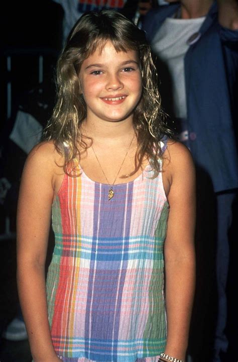 30 adorable candid photographs of drew barrymore when she was a child