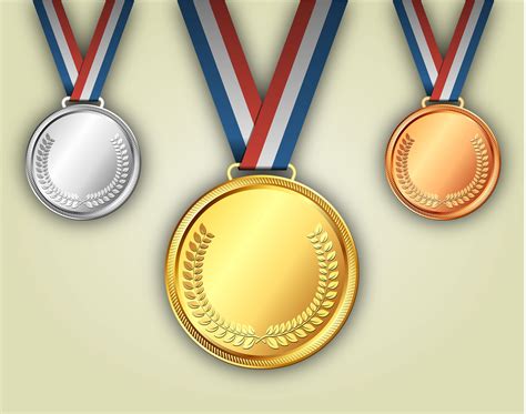 Gold, Silver and Bronze Medals - Olympics Marketing Campaign