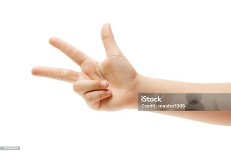 tangan anakanak gestur telapak tangan terisolasi  latar belakang