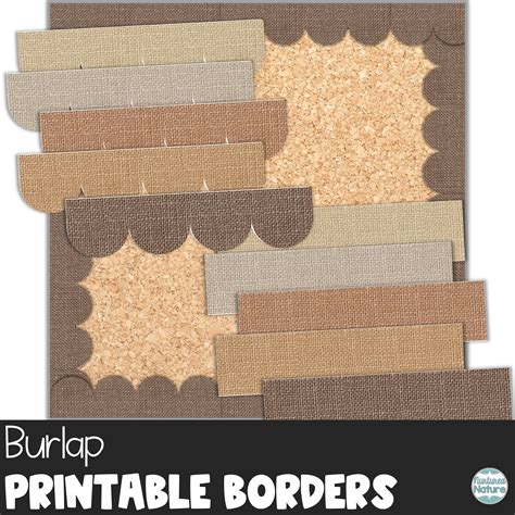burlap bulletin board border printable farmhouse classroom decor