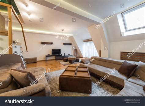 Open Plan Living Room Interior Luxury Stock Photo 1067585048 | Shutterstock