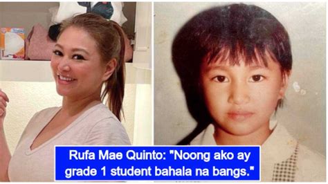 rufa mae quinto wows netizens   shares adorable childhood picture