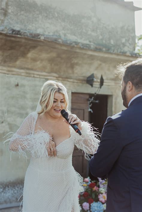 Heather McMahan's Bridal Style Was: "Vegas Showgirl Meets Italian Movie