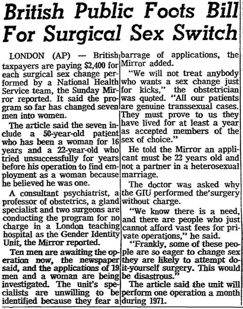 1970 Transgender News | Transas City