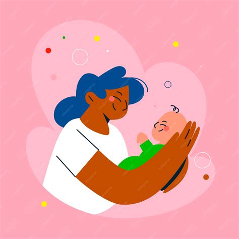 Free Vector | Hand drawn first time mother illustration