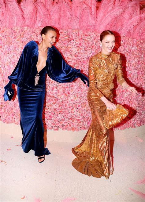 Irina Shayk Stuns in Sexy Plunging Gown on Met Gala Red Carpet