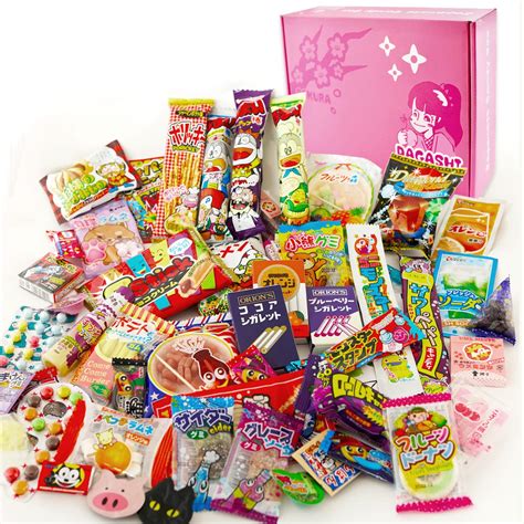 Amazon.com : Japanese Candy Snack Assortment 55pcs BOX : Grocery