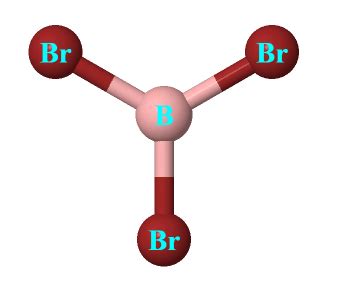 BBr3 lewis structure, molecular geometry, polar or nonpolar, hybridization